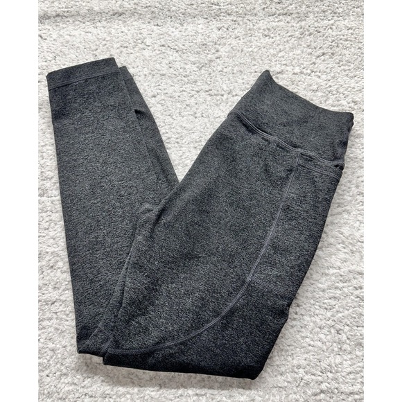 Vuori Leggings Womens Small Gray Heathered Soft Clean Elevation High Rise Crop - Picture 8 of 10
